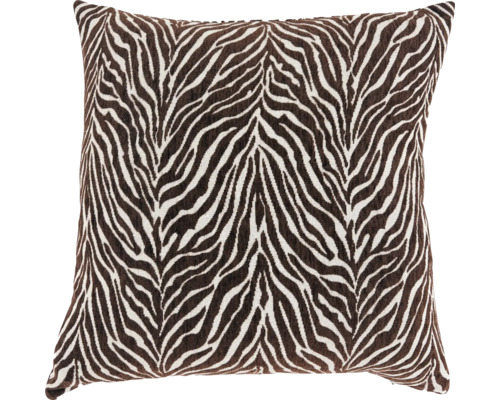 Quadratisches Dekokissen mit Zebra Muster Design