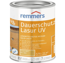 Remmers Dauerschutz Lasur UV Eiche hell 0,75 Liter Holzlack Dose für den Außenbereich