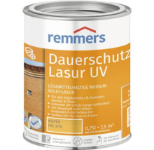 Pot de lasure de protection durable Remmers UV Kiefer 0,75 litres pour éléments en bois extérieurs