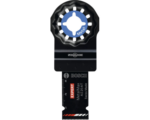 Lame de scie plongeante Bosch Expert MetalMax AIZ 20 AIT pour outil multifonction avec fixation Starlock