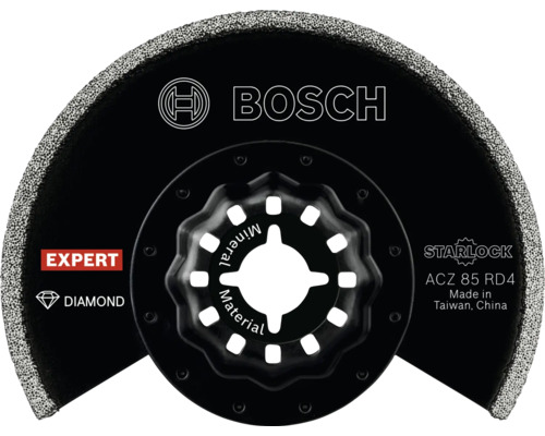 Lame de scie segmentée Bosch Expert Diamond ACZ 85 RD4 avec emmanchement Starlock pour outils multifonctions