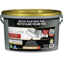 Peinture murale Meister Polar Weiss Plus seau de 10 litres de Hornbach