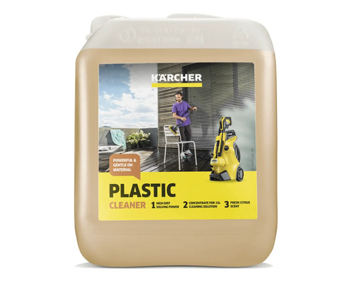 Nettoyant pour plastique Kärcher en bidon pour le nettoyage des surfaces en plastique en extérieur
