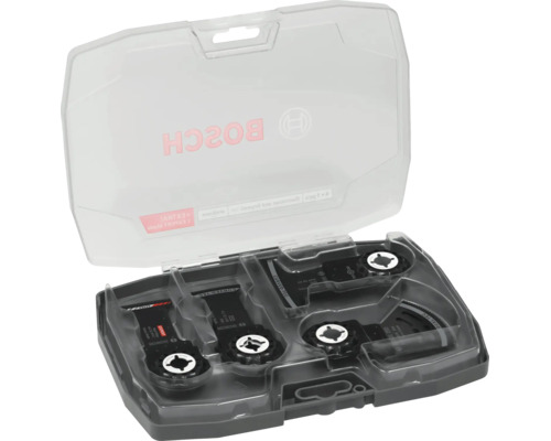 Set de lames de scie multifonction Bosch Expert dans coffret en plastique
