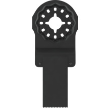 Lame de scie multifonction pour outils oscillants avec emmanchement en étoile pour un travail précis.