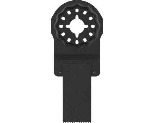 Lame de scie multifonction pour outils oscillants avec emmanchement en étoile pour un travail précis.