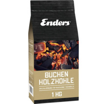 Enders Buchenholzkohle 1 Kilogramm für raucharme Tischgrills in einer Papiertüte