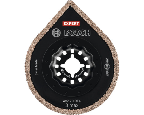 Lame segment multi-outil Bosch Starlock AVZ 70 RT4 pour matériaux minéraux
