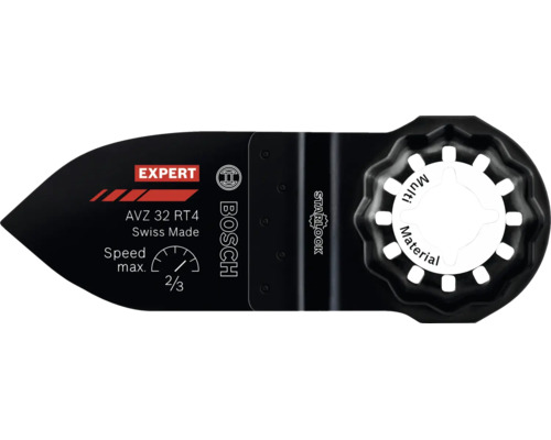 Bosch Expert AVZ 32 RT4 Starlock Multimaterial Tauchsägeblatt für Multifunktionswerkzeuge.