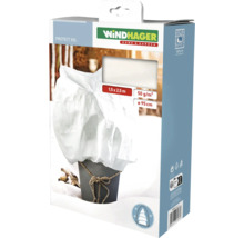 Windhager Winterschutzhaube Protect XXL für Pflanzen, Maße 1,5 x 2,5 Meter, 50 Gramm pro Quadratmeter, Durchmesser 95 Zentimeter.