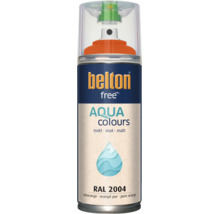 belton free Aqua Colours Sprühlack in reinorange matt RAL 2004