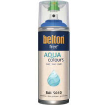 Belton Free Aqua Colours Sprühlack matt in Enzianblau RAL 5010 für dekorative Lackierungen