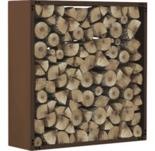 Range buches carré en métal pour le stockage ordonné du bois de chauffage