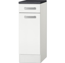 Meuble bas blanc avec tiroir et porte