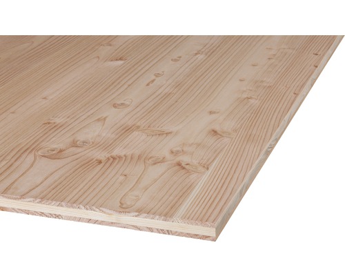 Plaques en bois massif triple couche pin Douglas 1000x600x19 mm