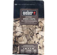 Weber Hickory Räucherchips 0,7 Kilogramm wiederverschließbarer Beutel zum Grillen