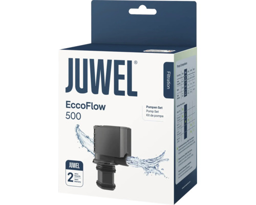 Kit de pompe Juwel EccoFlow 500 pour filtre d aquarium avec deux ans de garantie dans l emballage du produit.