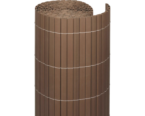 Tapis occultant en PVC avec lattes en plastique pour montage sur clôture ou balcon