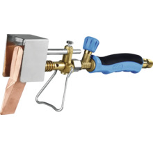 Fer a souder au gaz CFH avec panne en cuivre, ideal pour les travaux de soudure tendre sur gouttieres et toles.