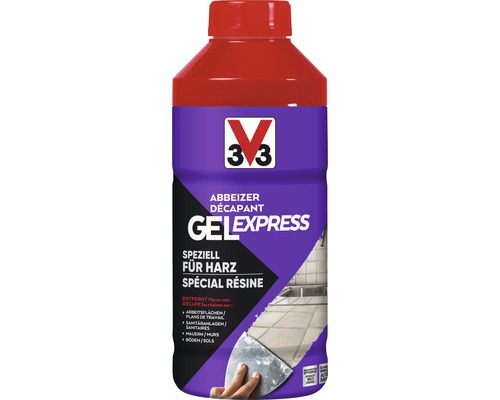 Abbeizer V33 Gel Express für Harz 1 l V33 Abbeizer Gel Express speziell für Harz in einer Flasche