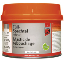 Auto K mastic de rebouchage avec durcisseur pot de 1000 grammes pour réparations automobiles