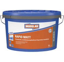 Peinture a dispersion pour interieur Modulan Rapid Matt 3103 seau de cinq litres