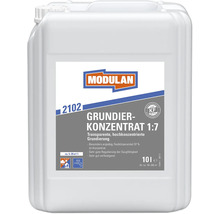 Concentré de primaire Modulan 2102 pour murs et plafonds en bidon de 10 litres pour le durcissement des surfaces.