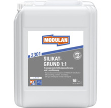 Modulan 2301 Silikatgrund 1 zu 1 transparente Silikatgrundierung 10 Liter Kanister für innen und außen.
