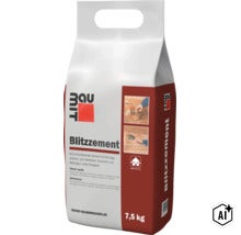 Baumit Blitzzement 7,5 kg Beutel für Montagearbeiten, schnell erhärtender Zement für innen und außen. (Image AI modified or generated)
