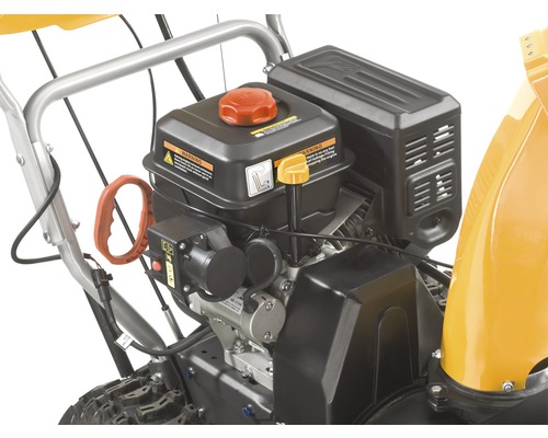 Detailansicht eines Schneefräsenmotors