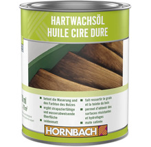Boîte d huile cire dure HORNBACH pour le soin du bois, pour des surfaces résistantes et hydrofuges.