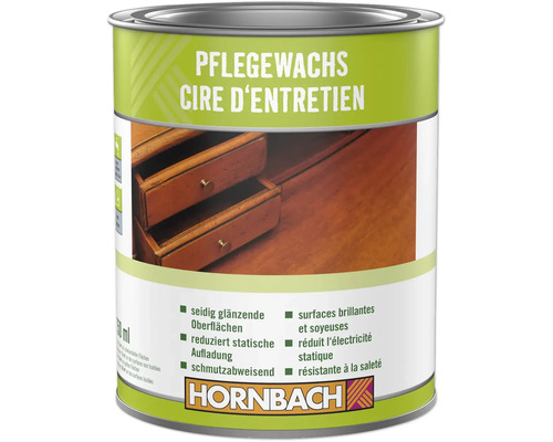 Boîte de cire d entretien Hornbach pour surfaces en bois