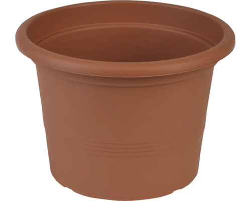 Pot de fleurs rond en plastique pour intérieur et extérieur