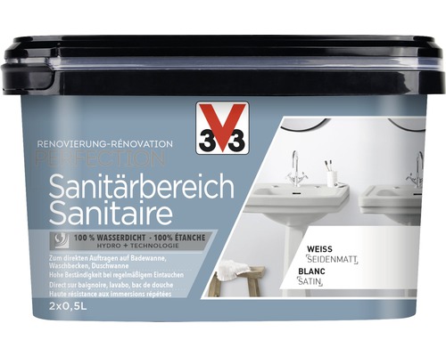 Eimer Sanitärfarbe für Bad und Dusche