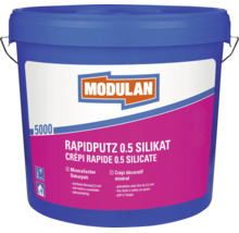 Modulan Rapidputz 0.5 Silikat Dekorputz im Eimer für mineralische Oberflächen