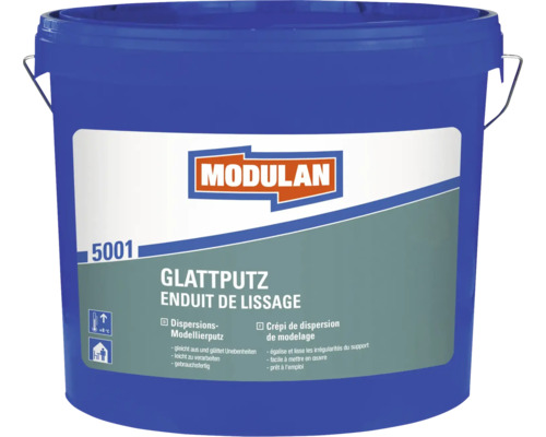 Modulan Glattputz 5001 Eimer fuer Innenanwendungen zum Ausgleichen und Glaetten von Unebenheiten gebrauchsfertig