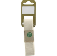 Geron Naturfaserband aus Jute, 100 Prozent Naturfaser, biologisch abbaubar, auf Pappkarte verpackt.