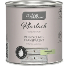 Vernis clair Style Color satiné en pot pour la peinture et la protection des surfaces