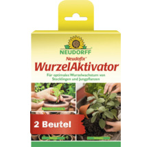 Neudorff Neudofix WurzelAktivator zur Förderung des Wurzelwachstums von Stecklingen und Jungpflanzen, Packung mit zwei Beuteln.