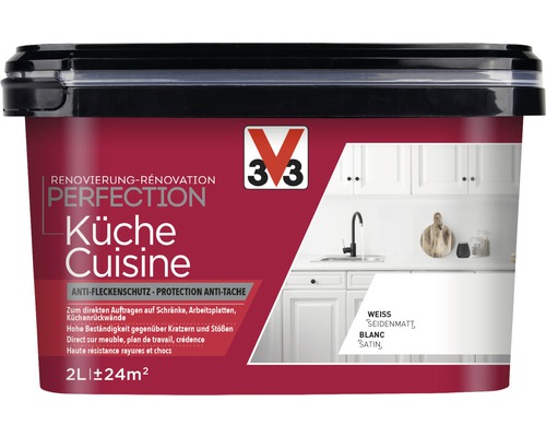 V33 Küchenfarbe für die Renovation, 2 Liter Dose