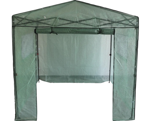 Faltpavillon mit stabiler Netzverstärkung und aufrollbarem Fronteingang für den Garten