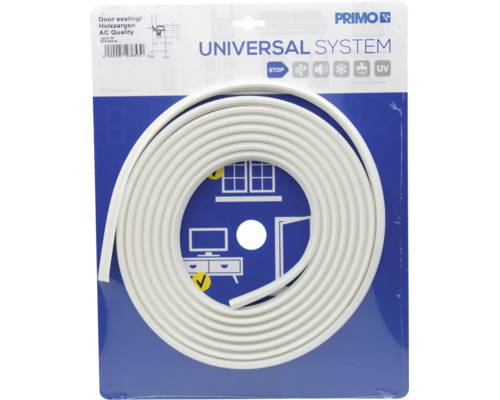Joint de porte Primo pour cadres en bois en rouleau de 5 mètres pour isolation thermique et phonique