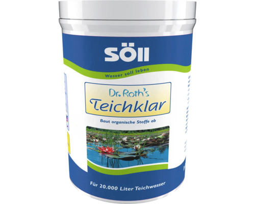 Produit d entretien pour eau de bassin Söll Dr. Roths Teichklar en seau pour 20000 litres