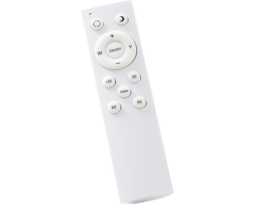 Weisse Fernbedienung zur Steuerung von Leuchten