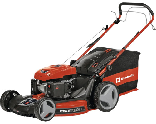 Tondeuse à gazon thermique Einhell avec technologie Vortex Deck et bac de ramassage pour l entretien du jardin