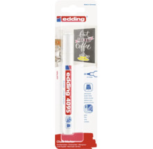 Marqueur craie liquide Edding 4095 avec pointe ronde de 2 à 3 millimètres pour tableaux noirs et verre sous emballage blister