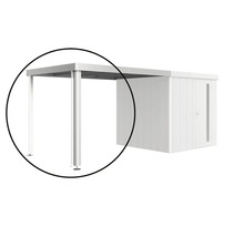 Abri de jardin avec carport attenant