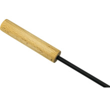 Tisonnier avec poignée en bois pour poêles