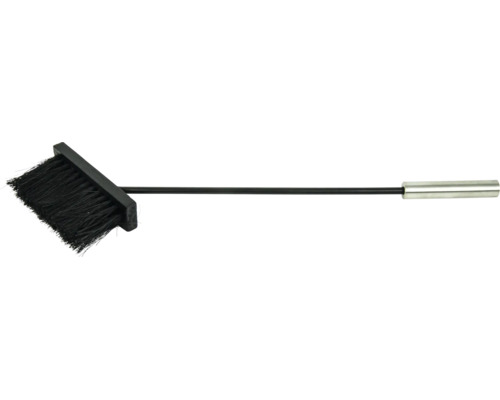 Brosse de cheminée avec poils, manche et poignée pour nettoyer les cheminées et les poêles
