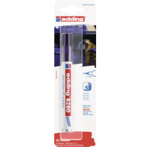 Marqueur UV Edding 8280 avec une largeur de trait de 1,5 à 3 millimètres dans l emballage de vente.